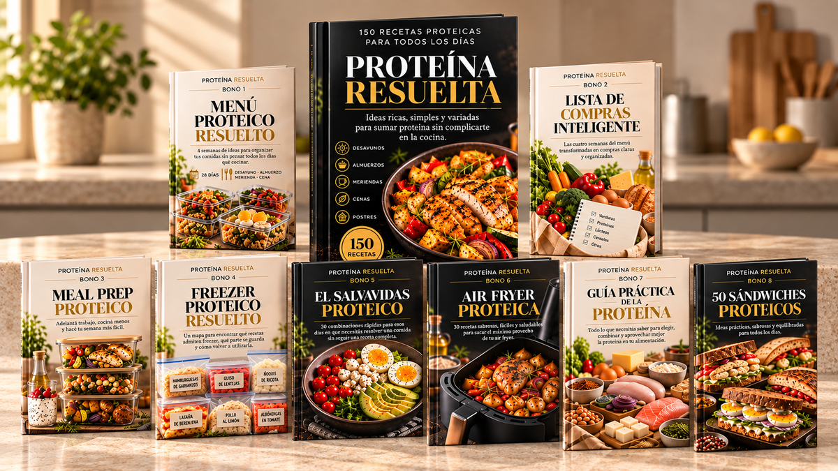PROTEÍNA RESUELTA · 150 RECETAS PROTEICAS PARA TODOS LOS DÍAS